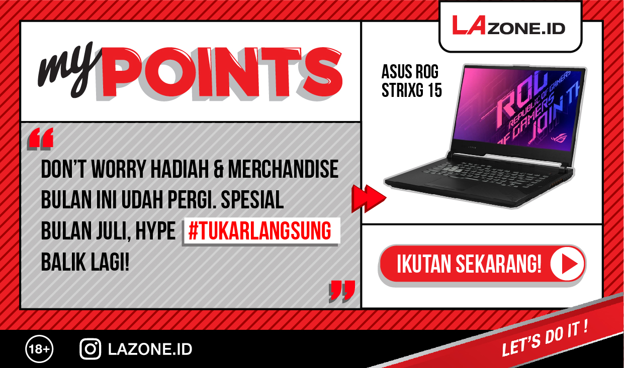 Pengen Laptop ASUS ROG, Buruan Ikutan #tukarLAngsung!